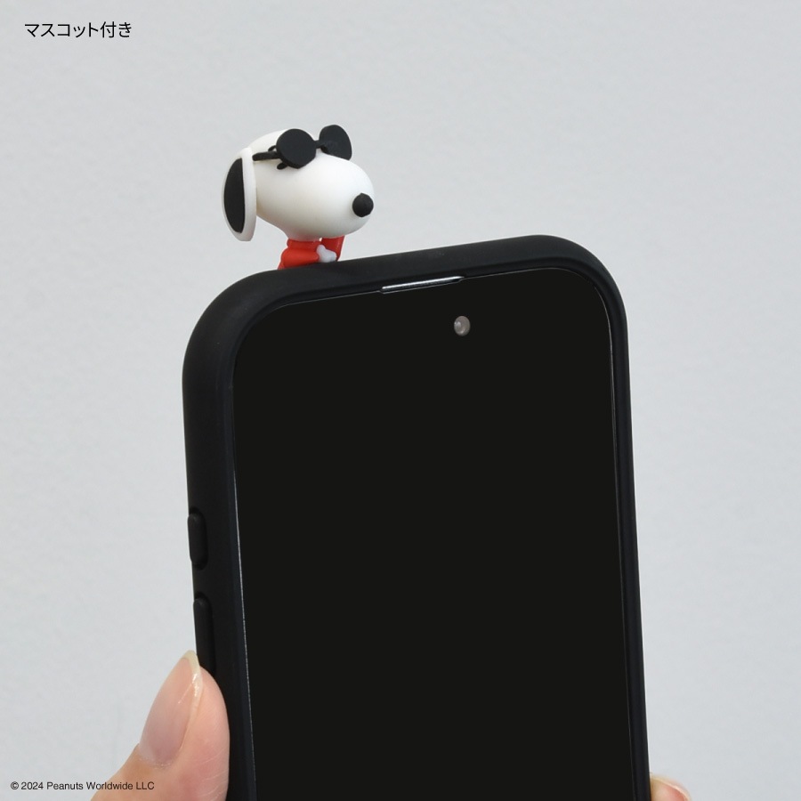 ピーナッツ スヌーピー フレーム IIIIfit Clear iPhone16 対応