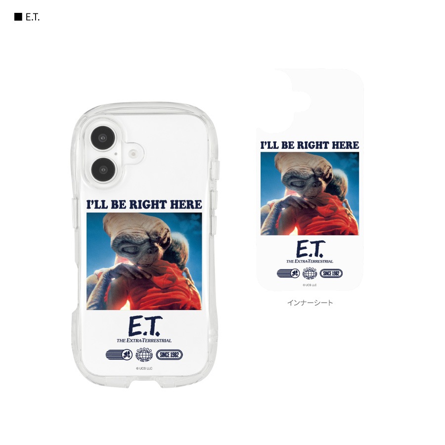 E.T. iPhone16 対応 クリスタルクリアケース | アイテムから探す