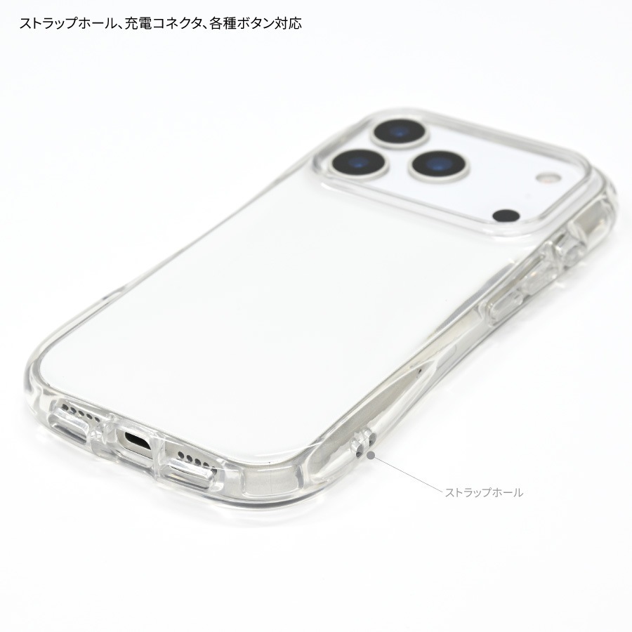 お茶犬 iPhone17 Pro 対応 クリスタルクリアケース