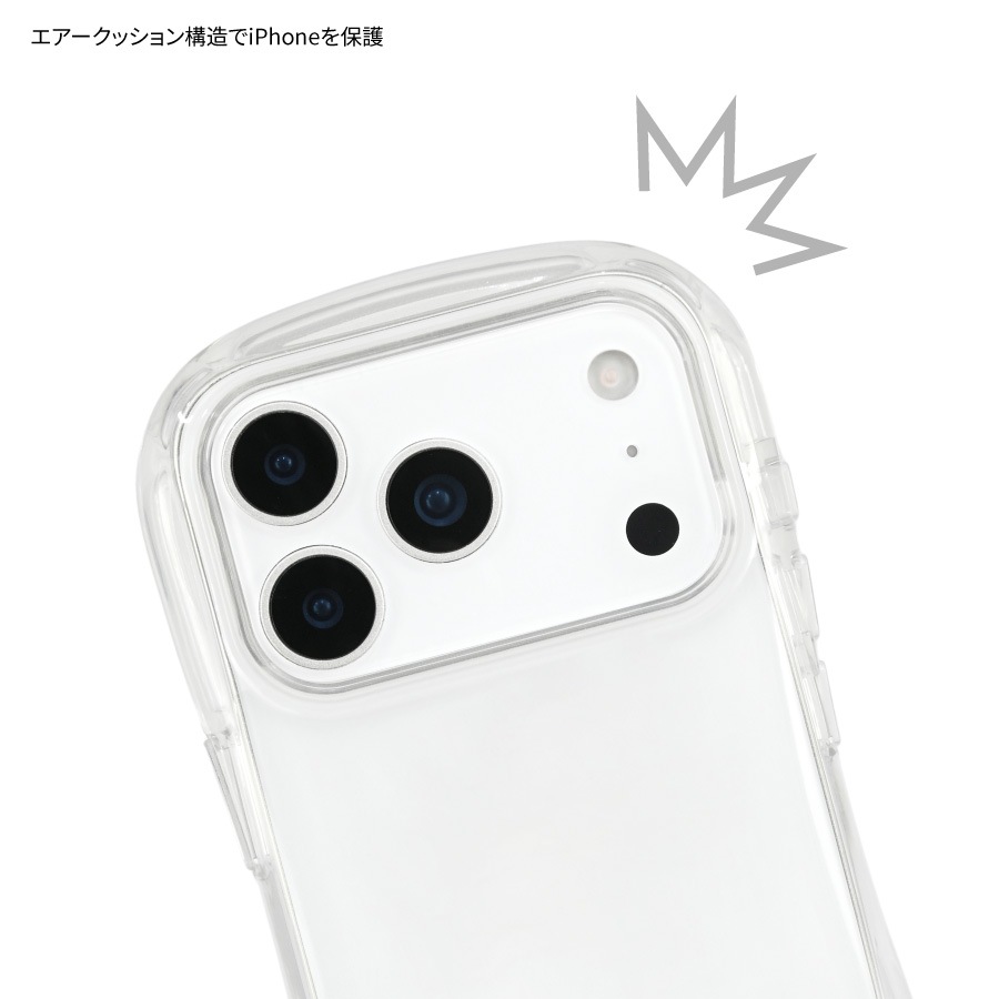 お茶犬 iPhone17 Pro 対応 クリスタルクリアケース