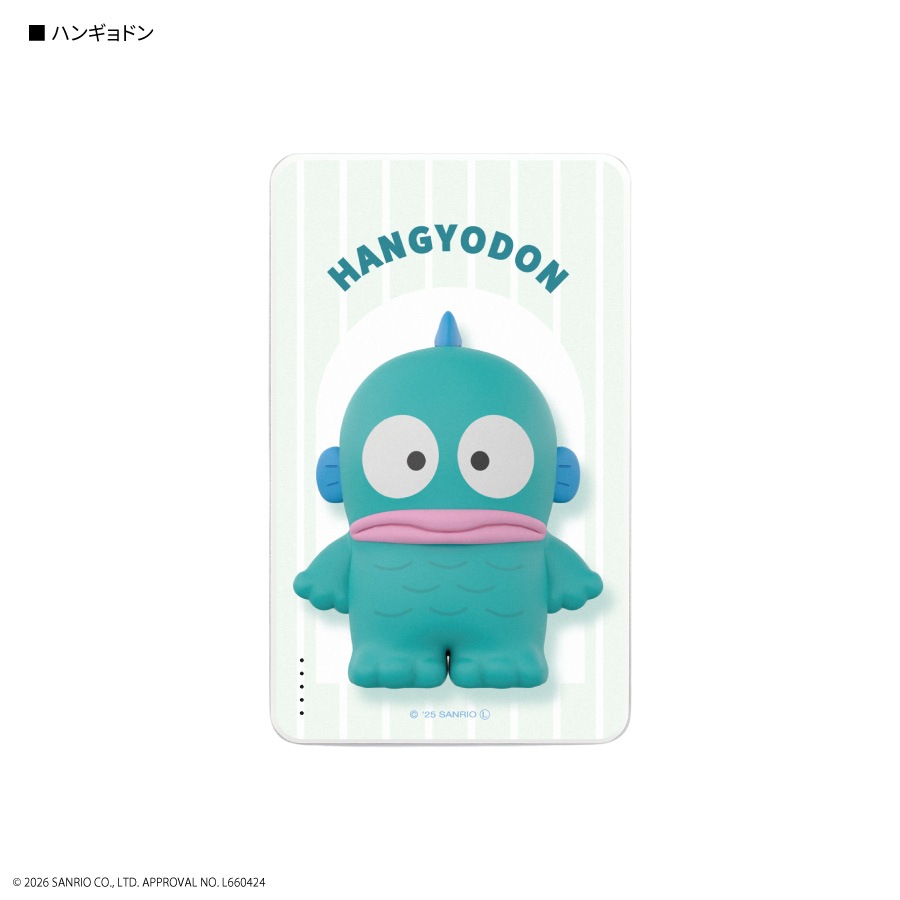 サンリオキャラクターズ 準固体リチウムイオン電池 モバイルバッテリー