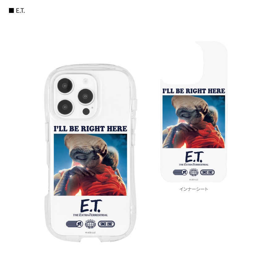 E.T. iPhone16 Pro 対応 クリスタルクリアケース