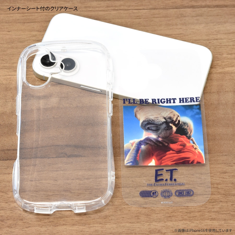 E.T. iPhone16 Pro 対応 クリスタルクリアケース