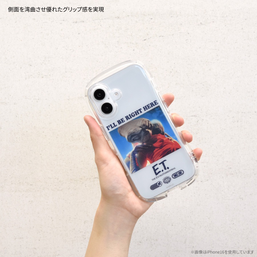 E.T. iPhone16 Pro 対応 クリスタルクリアケース