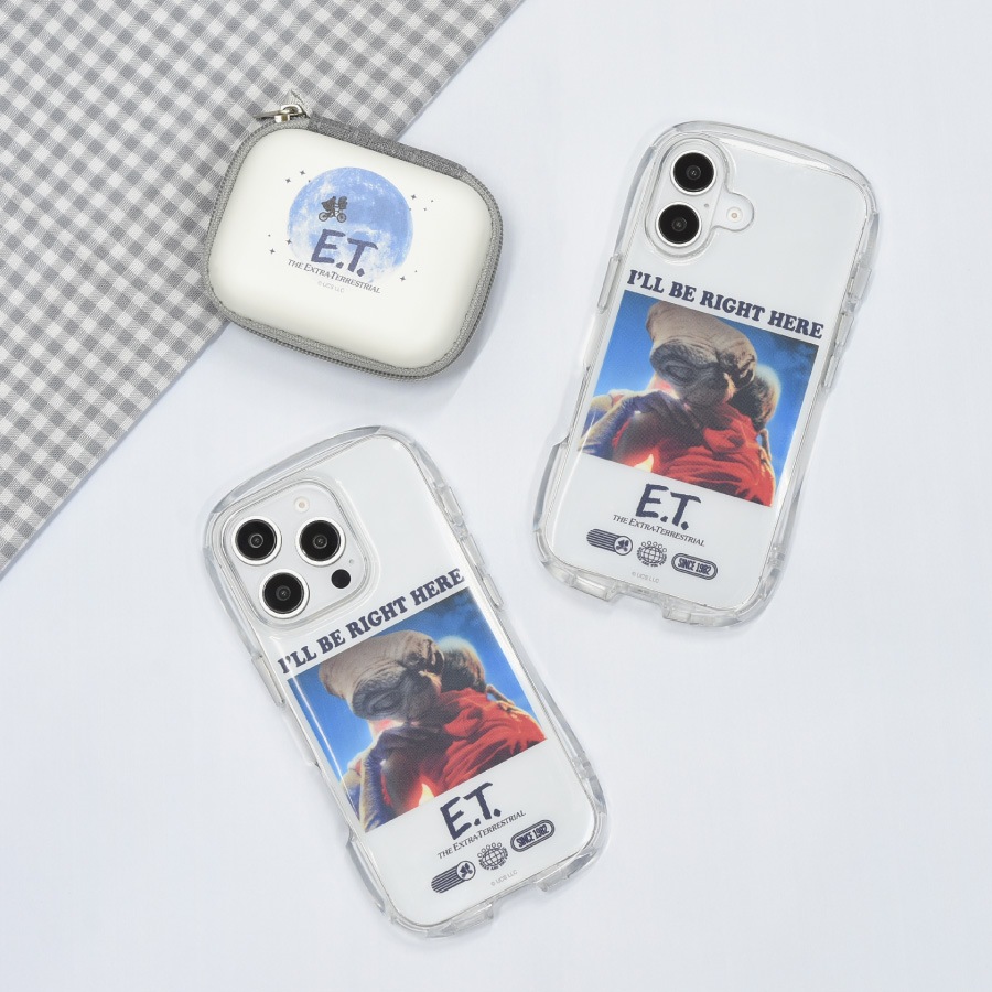 E.T. iPhone16 Pro 対応 クリスタルクリアケース