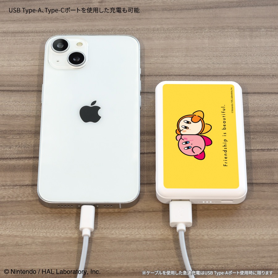 カービィ play with ワドルディ MagSafe対応 ワイヤレスリチウム充電器