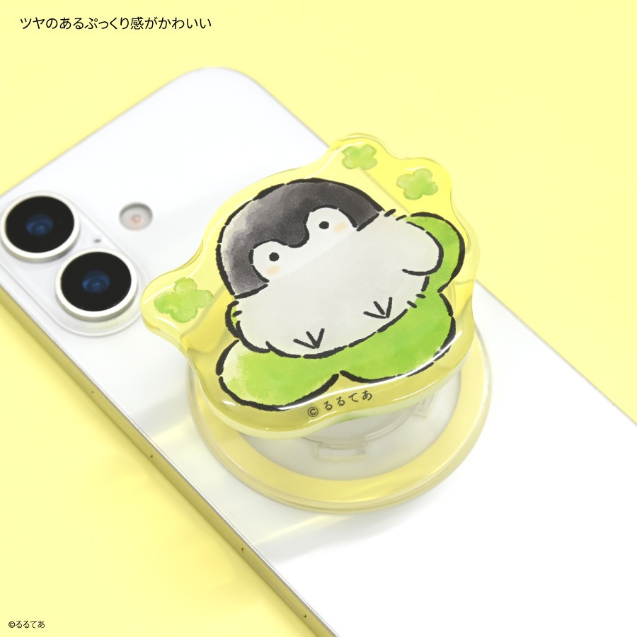 4月下旬発売予定　コウペンちゃん MagSafe 対応 ダイカット クリア POCOPOCO