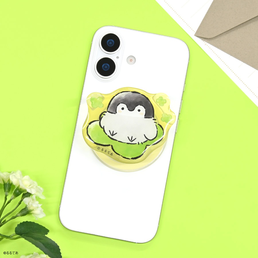 4月下旬発売予定　コウペンちゃん MagSafe 対応 ダイカット クリア POCOPOCO