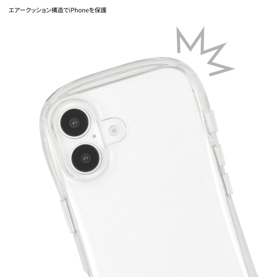セサミストリート iPhone16 対応 クリスタルクリアケース