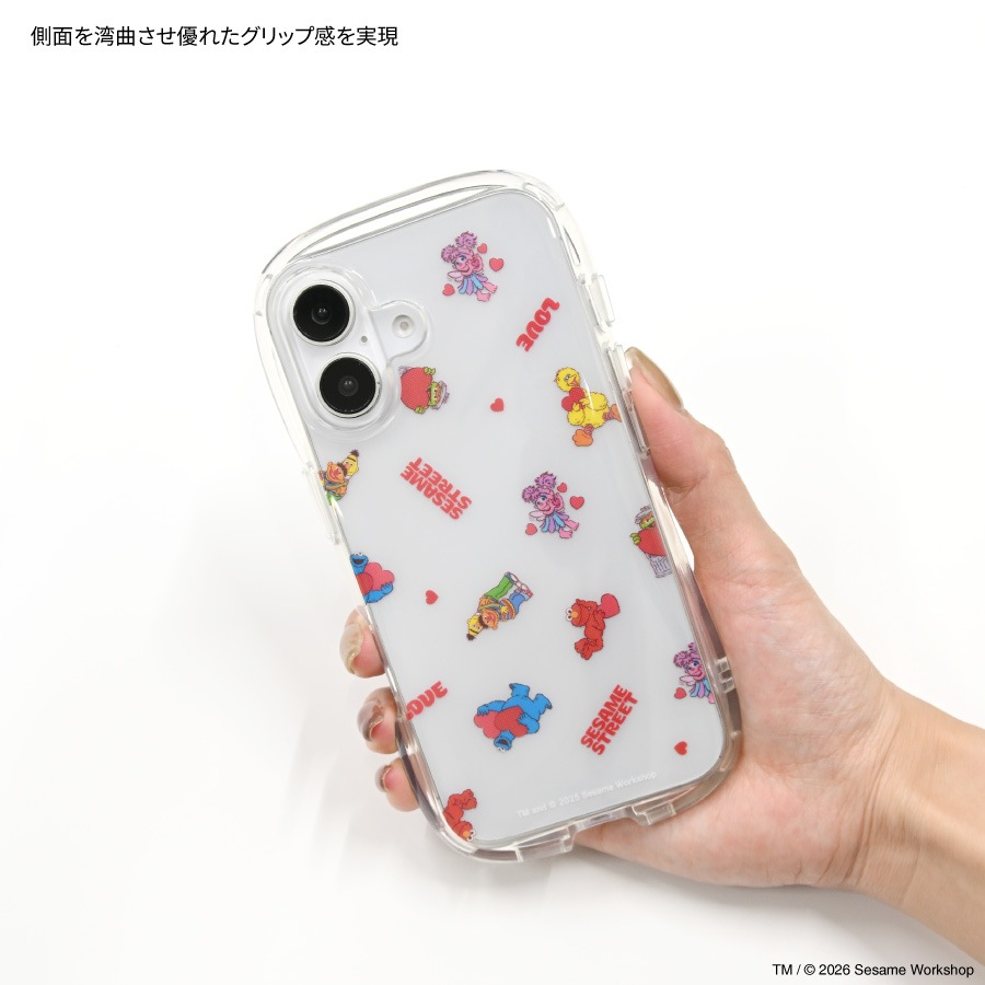 セサミストリート iPhone16 対応 クリスタルクリアケース | アイテム