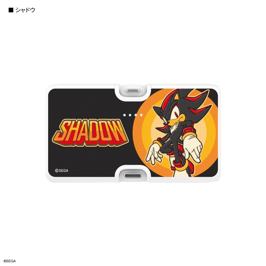 ソニック・ザ・ヘッジホッグ Lightning / Type-C コネクタ付き リチウムイオン充電器 4000mAh