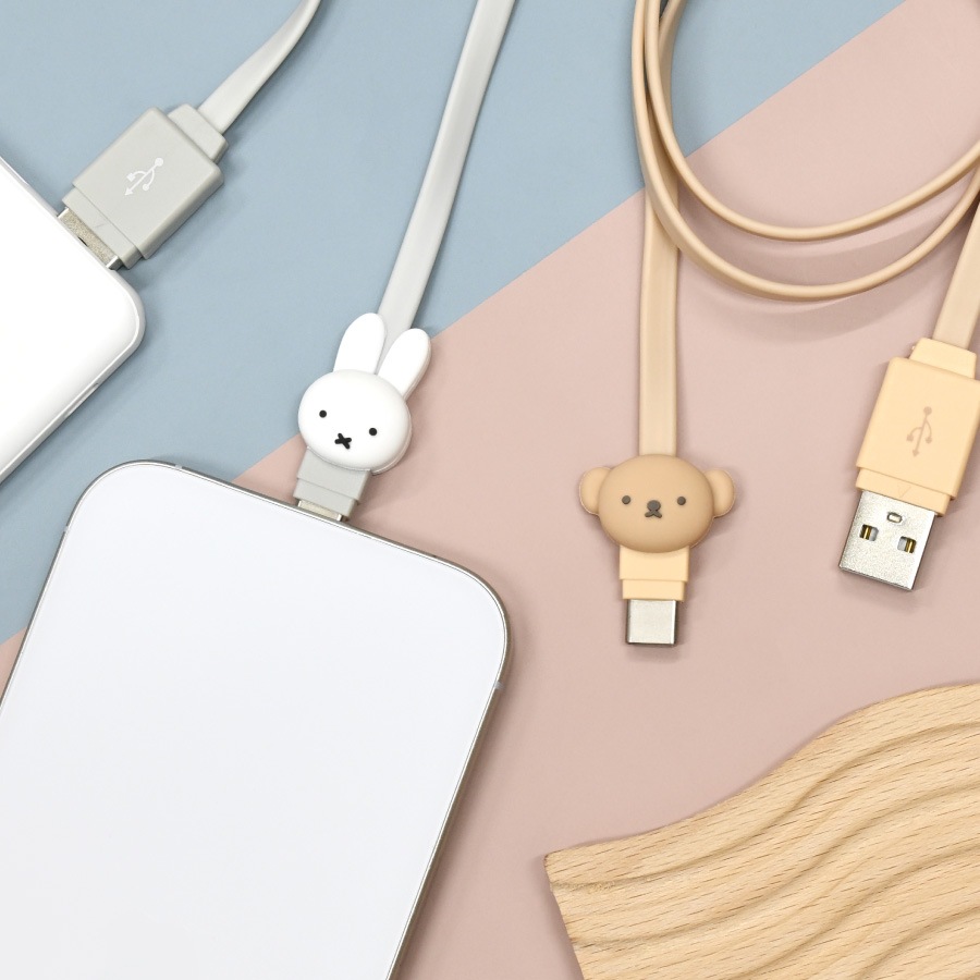 ミッフィー USB Type-C 対応 マスコットケーブル