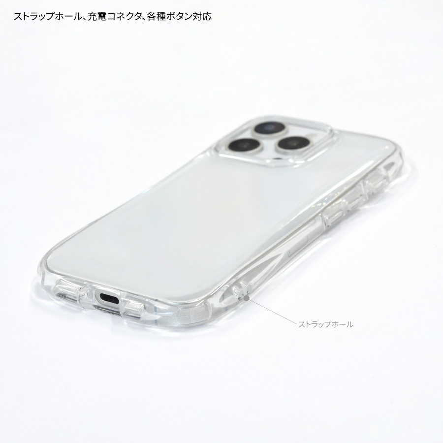 セサミストリート iPhone16 Pro 対応 クリスタルクリアケース
