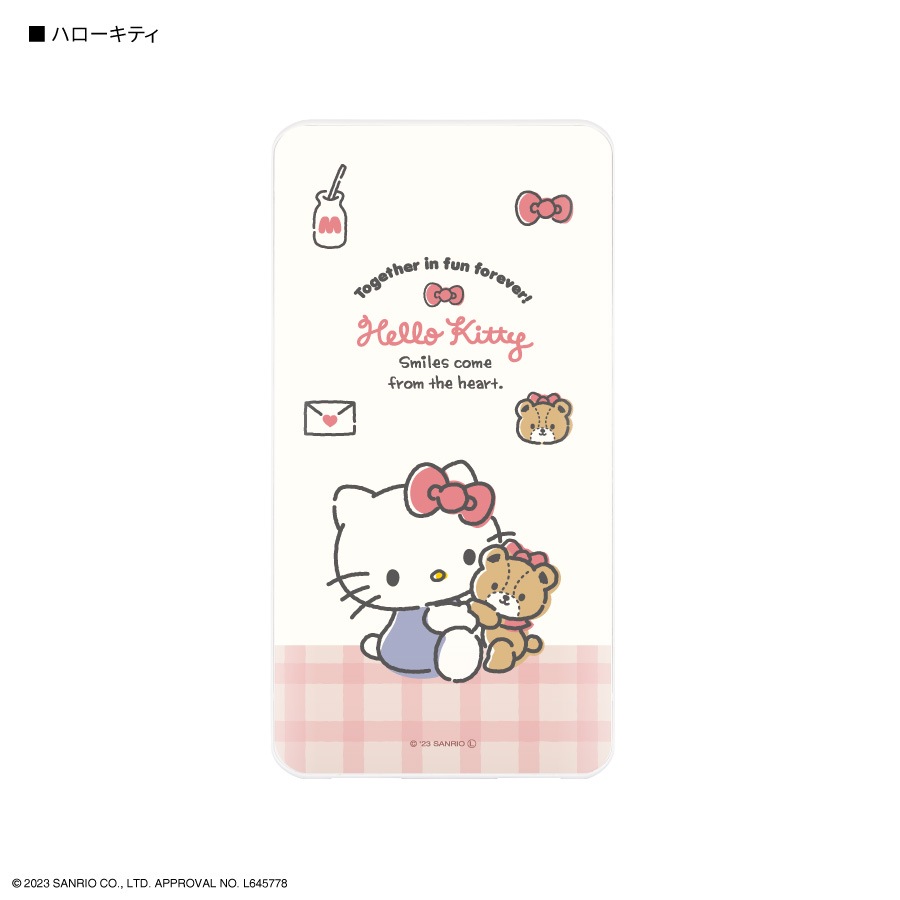 サンリオキャラクターズ USB / USB Type-C 4000mAh リチウムイオンポリマー充電器 2.1A