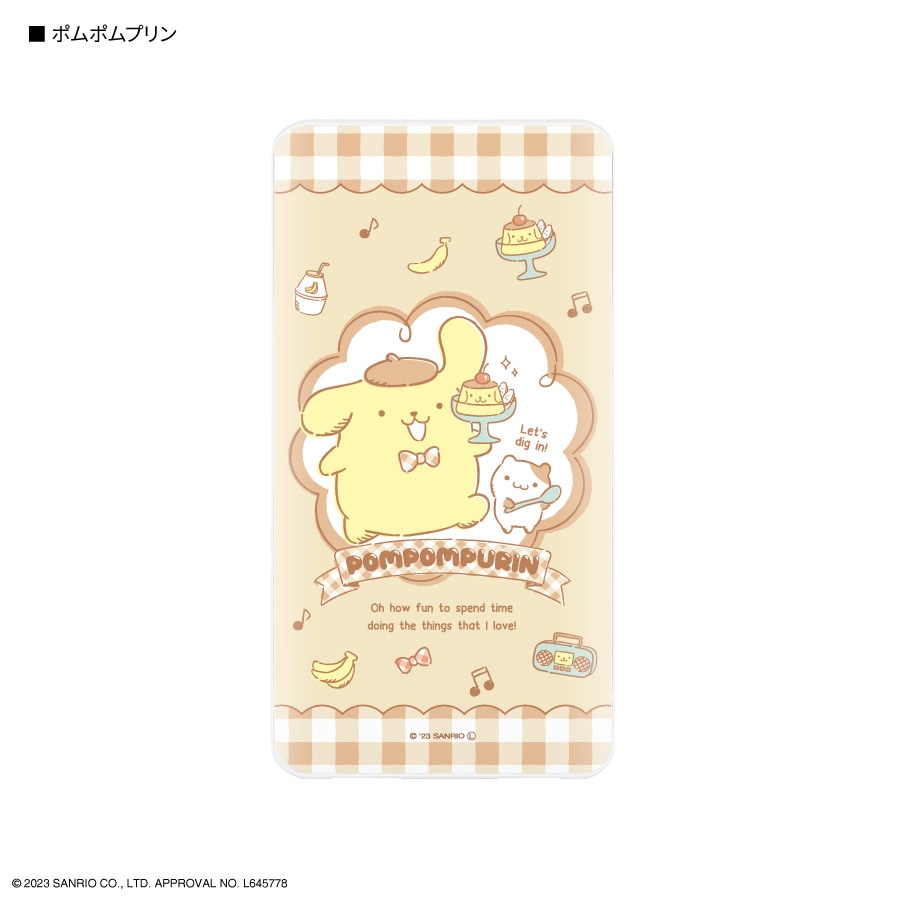 サンリオキャラクターズ USB / USB Type-C 4000mAh リチウムイオンポリマー充電器 2.1A