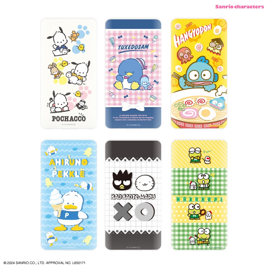 サンリオキャラクターズ USB / USB Type-C 4000mAh リチウムイオンポリマー充電器 2.1A