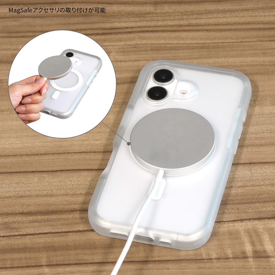 ピーナッツ スヌーピー iPhone16 MagSafe 対応 プランプフレーム
