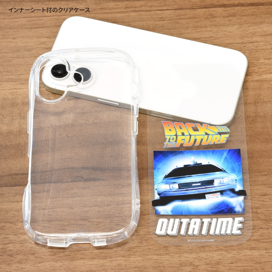 BACK TO THE FUTURE iPhone16 対応 クリスタルクリアケース
