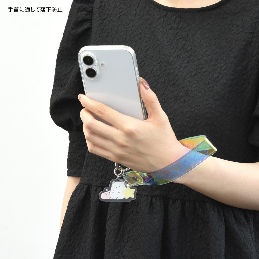 すみっコぐらし マルチリングプラス クリアハンドストラップセット