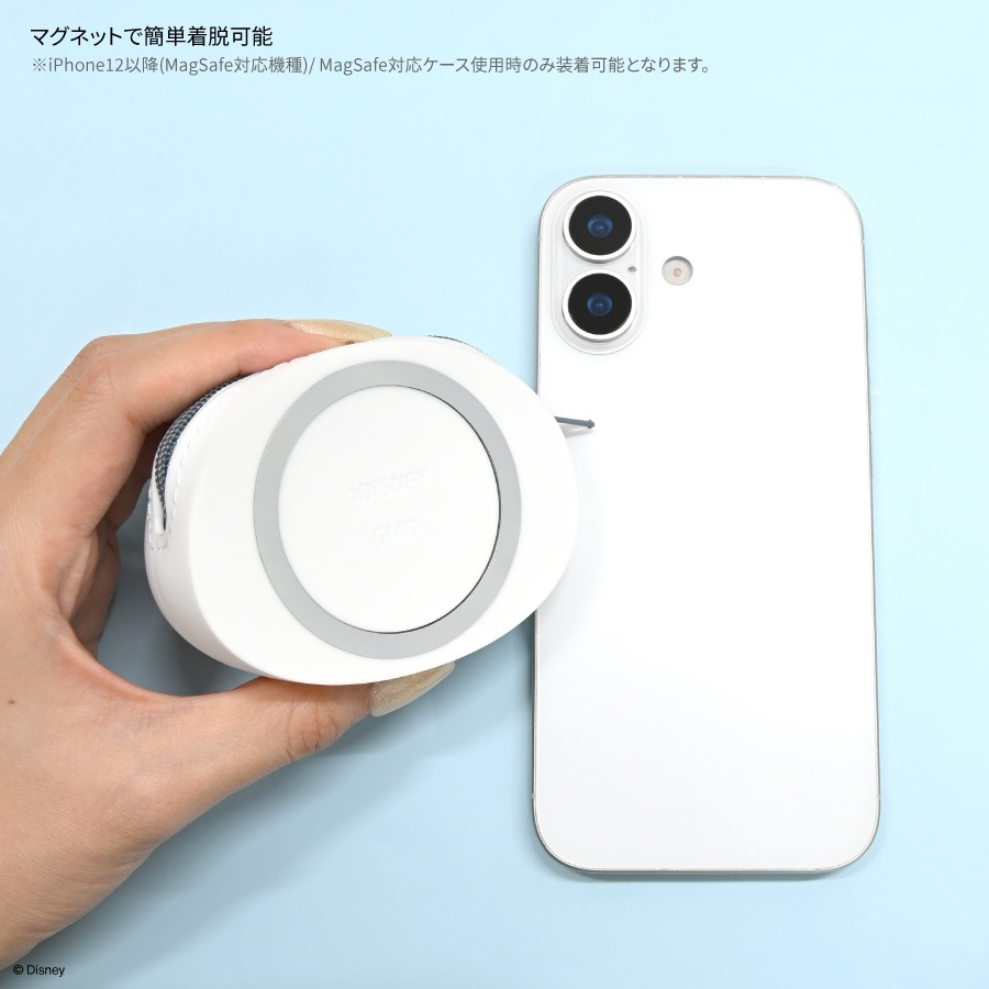 ディズニーキャラクター ／ MagSafe 対応 シリコンポーチ