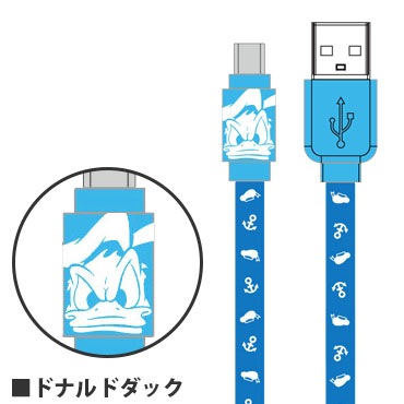 ディズニーキャラクター / Type-C対応同期&充電ケーブル