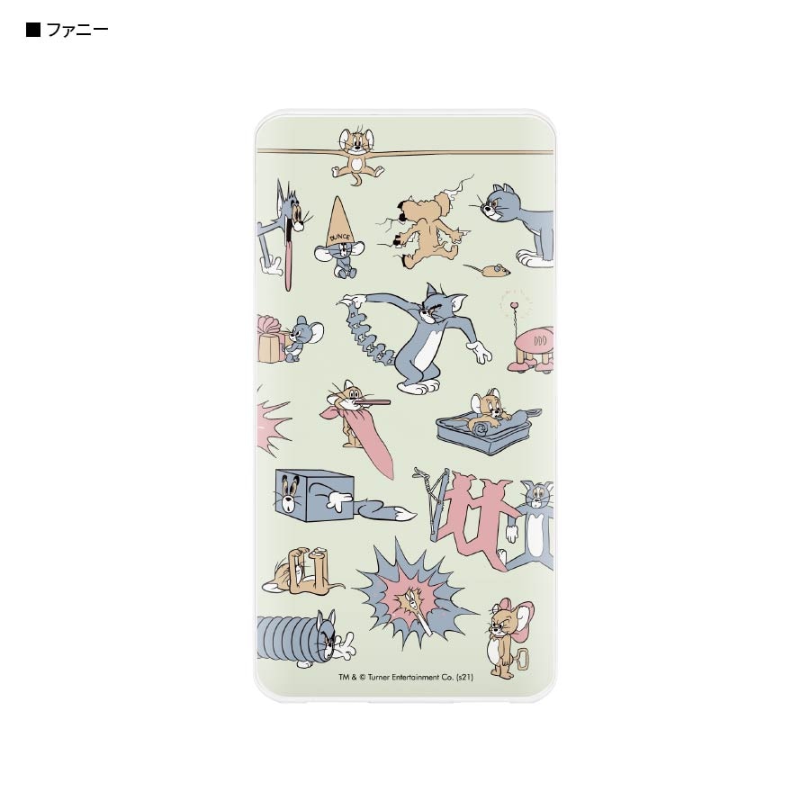トムとジェリー　USB/USB Type-C 4000mAh リチウムイオンポリマー充電器2.1A
