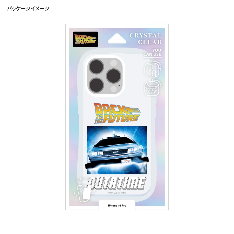 BACK TO THE FUTURE iPhone16 Pro 対応 クリスタルクリアケース