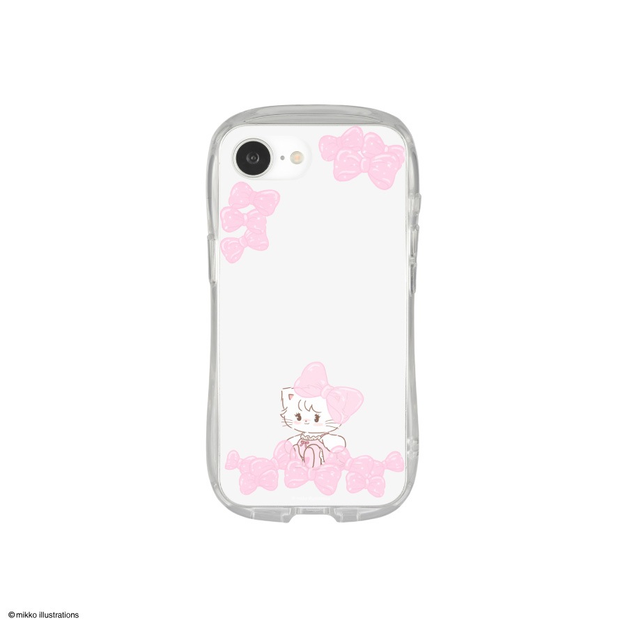 mikko illustrations iPhone16e 対応 クリスタルクリアケース