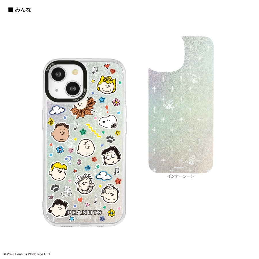 ピーナッツ スヌーピー Camera Frame iPhone 15 / 14 / 13 対応 ケース 
