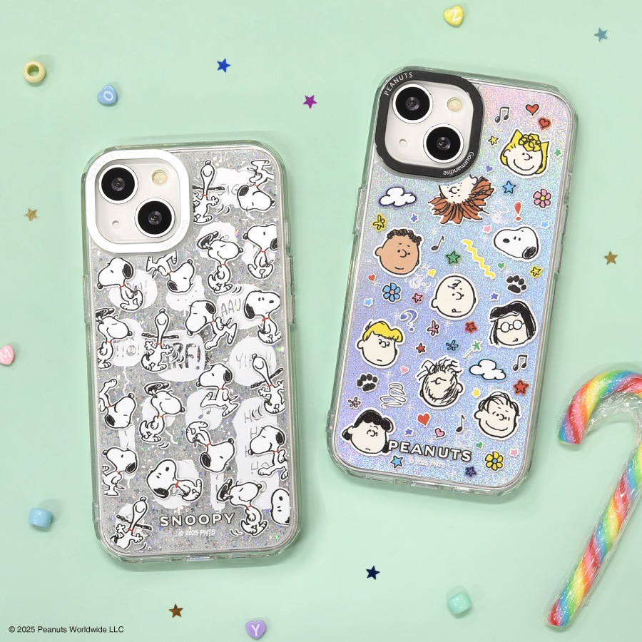 ピーナッツ スヌーピー Camera Frame iPhone 15 / 14 / 13 対応 ケース 