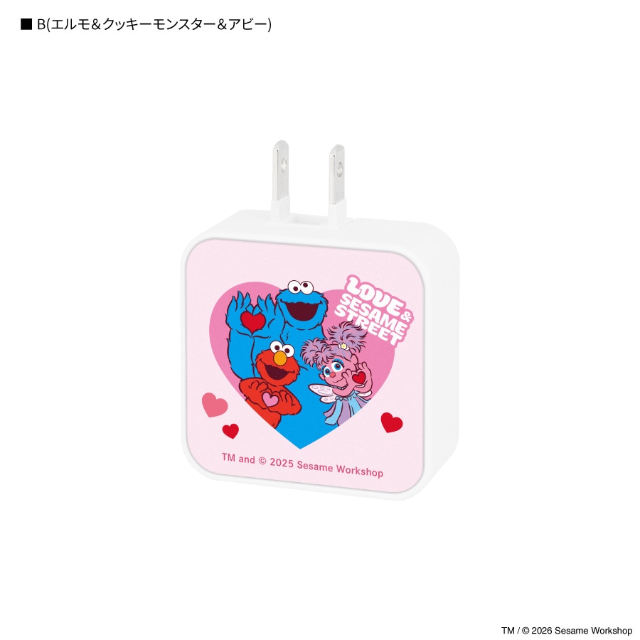 セサミストリート USB / USB Type-C ACアダプタ