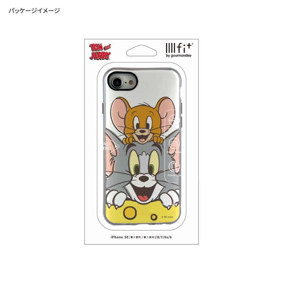 トムとジェリー IIIIfit iPhoneSE(第3世代/第2世代)/8/7/6s/6対応ケース