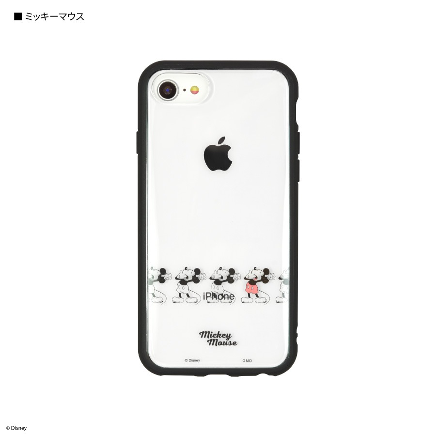 ディズニーキャラクター／IIIIfit Clear iPhoneSE(第3世代/第2世代)/8/7/6s/6対応 ケース