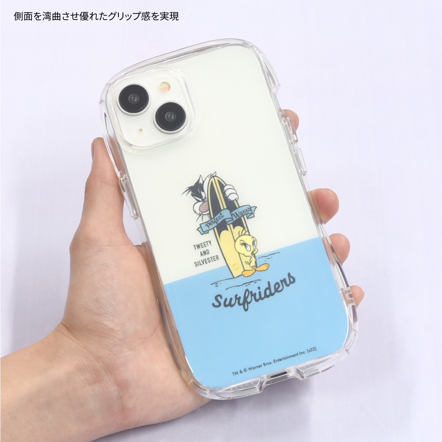 ルーニー・テューンズ iPhone 15 / 14 / 13 対応 クリスタルクリアケース