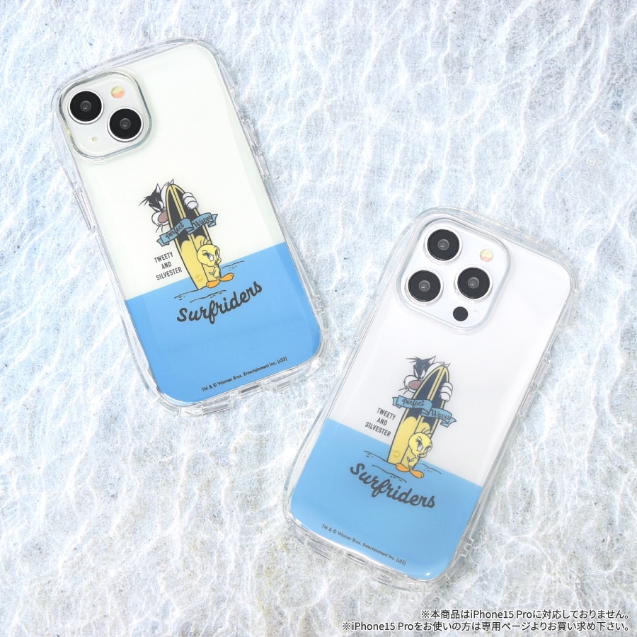 ルーニー・テューンズ iPhone 15 / 14 / 13 対応 クリスタルクリアケース
