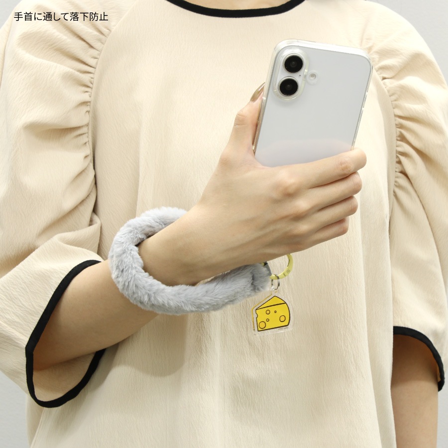 トムとジェリー マルチリングプラス ファーハンドストラップ