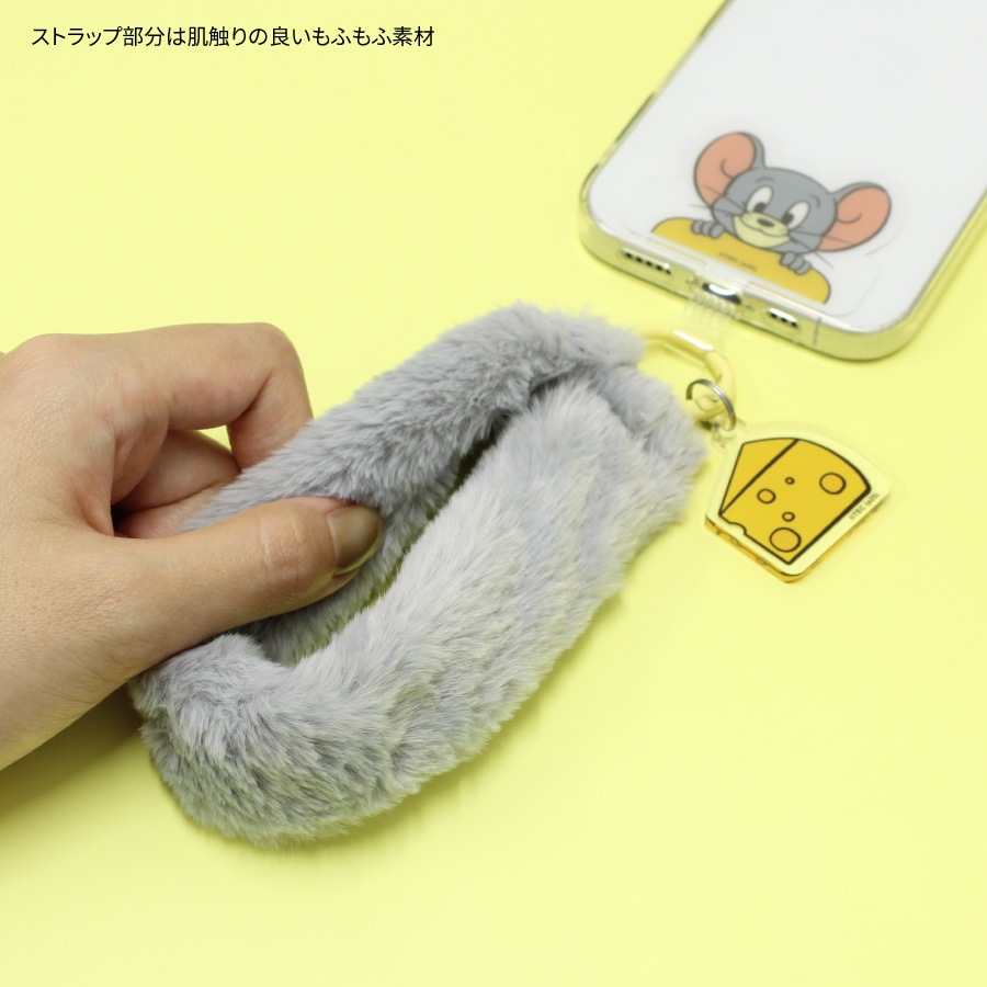 トムとジェリー マルチリングプラス ファーハンドストラップ