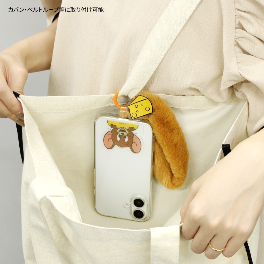 トムとジェリー マルチリングプラス ファーハンドストラップ