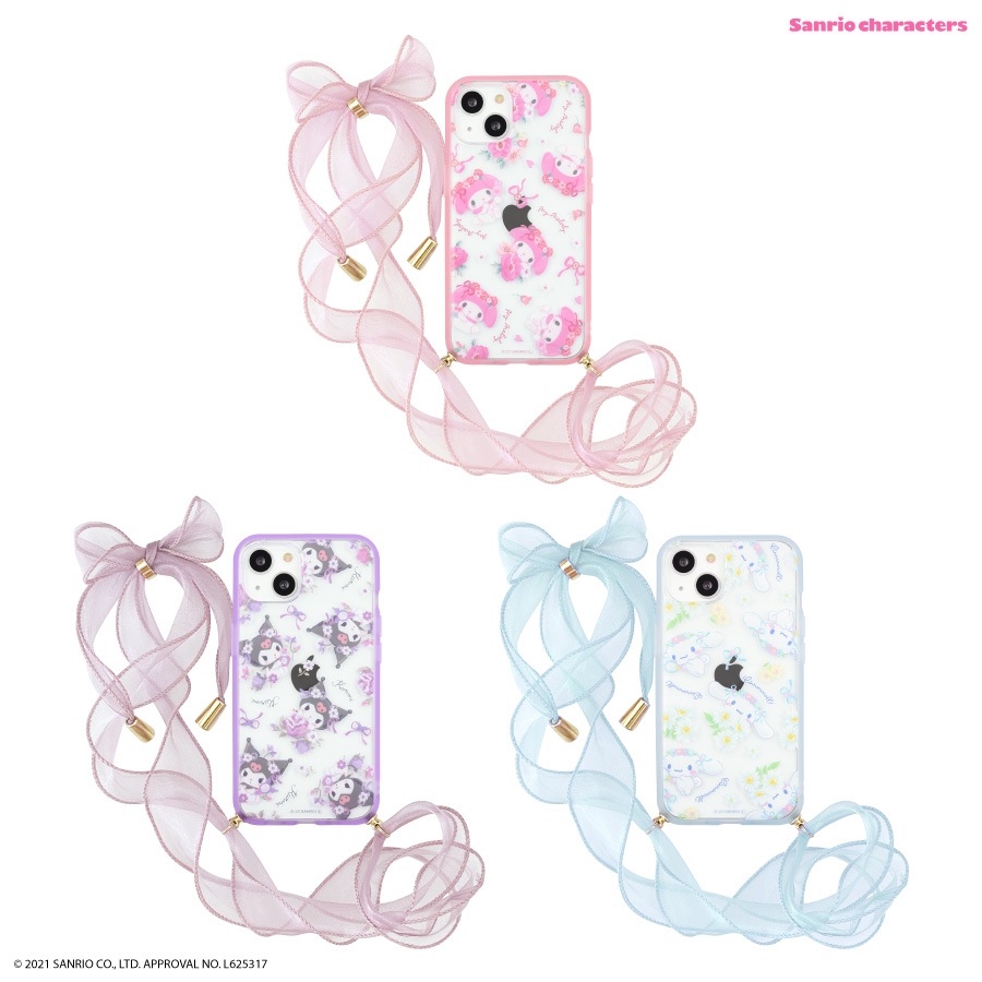 サンリオキャラクターズ　IIIIfit Loop Ribbon iPhone13対応ケース