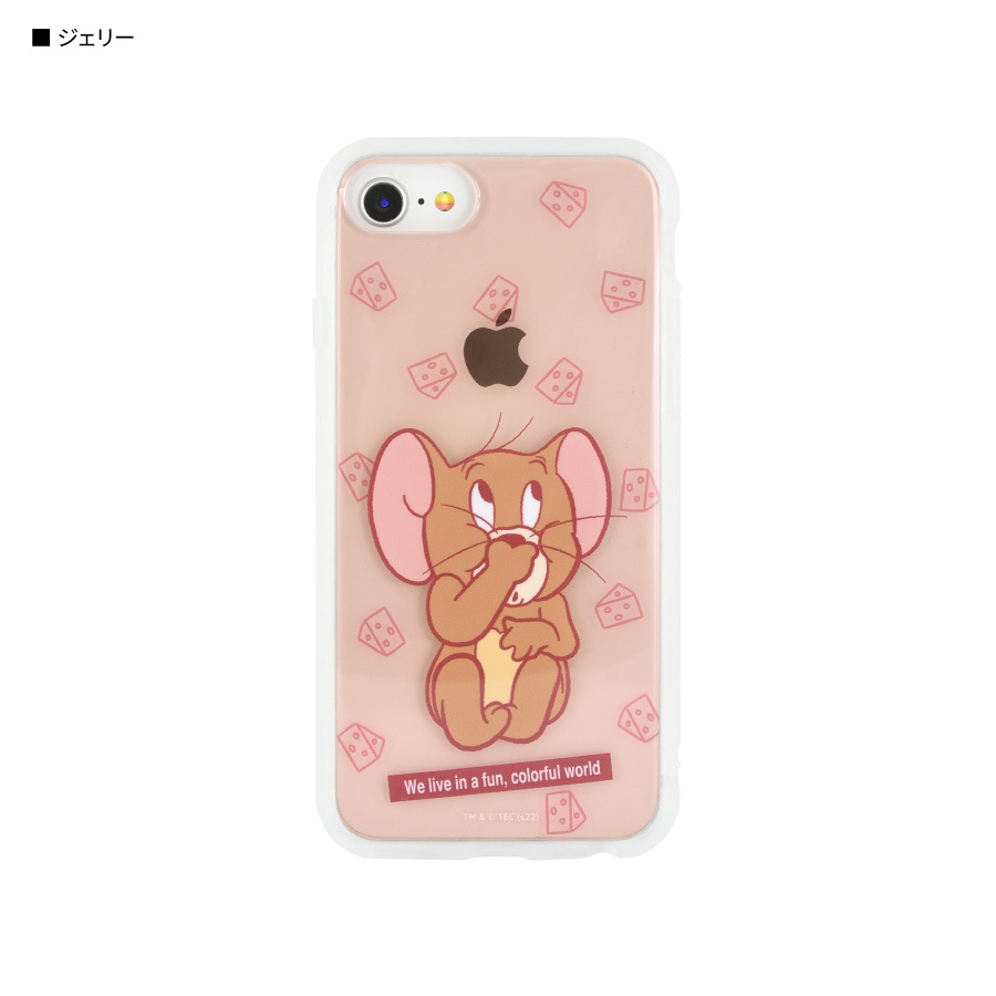 トムとジェリー IIIIfit Clear iPhoneSE(第3世代/第2世代)/8/7/6s/6対応ケース