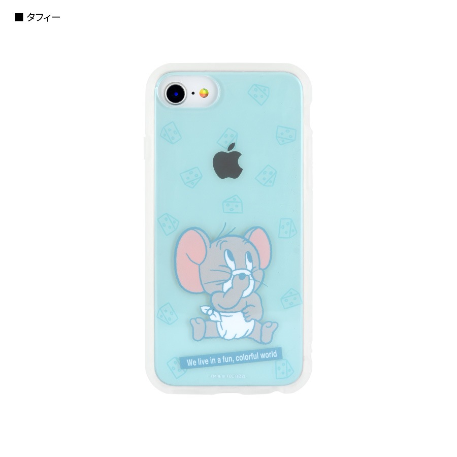 トムとジェリー IIIIfit Clear iPhoneSE(第3世代/第2世代)/8/7/6s/6対応ケース