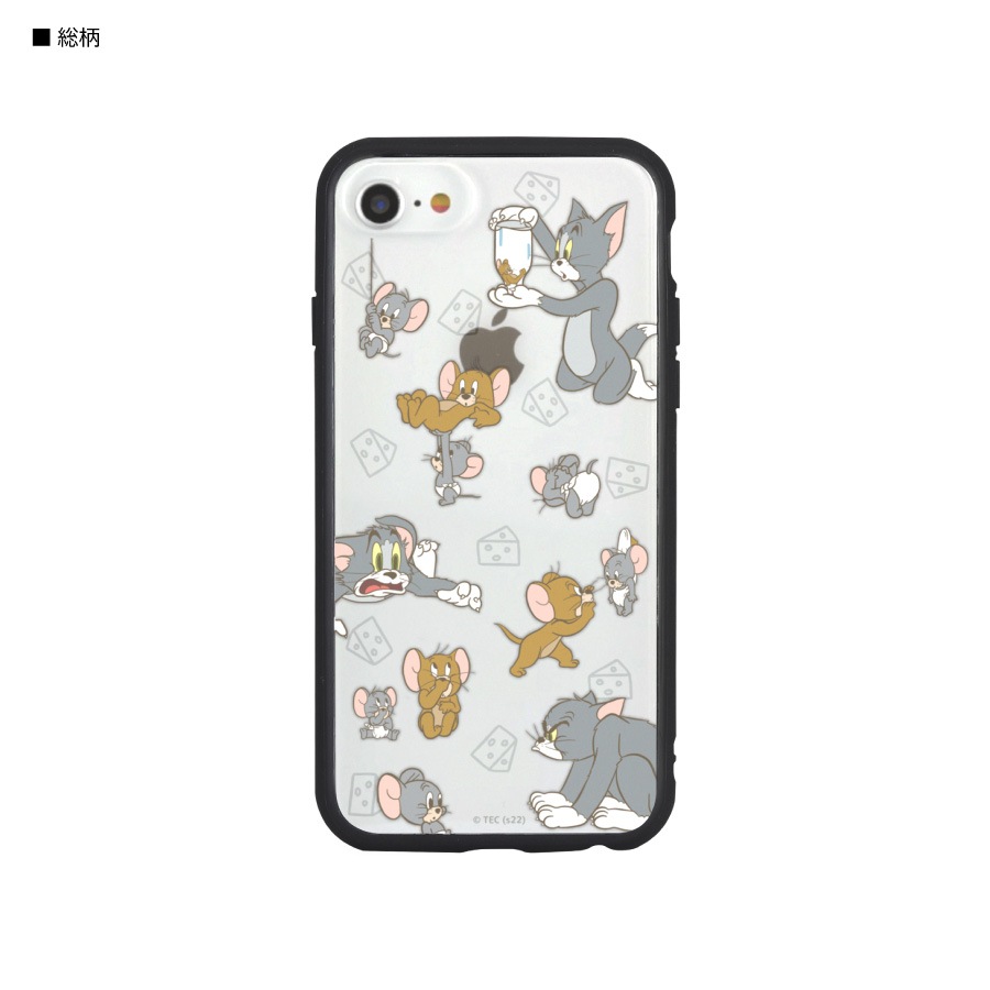 トムとジェリー IIIIfit Clear iPhoneSE(第3世代/第2世代)/8/7/6s/6対応ケース