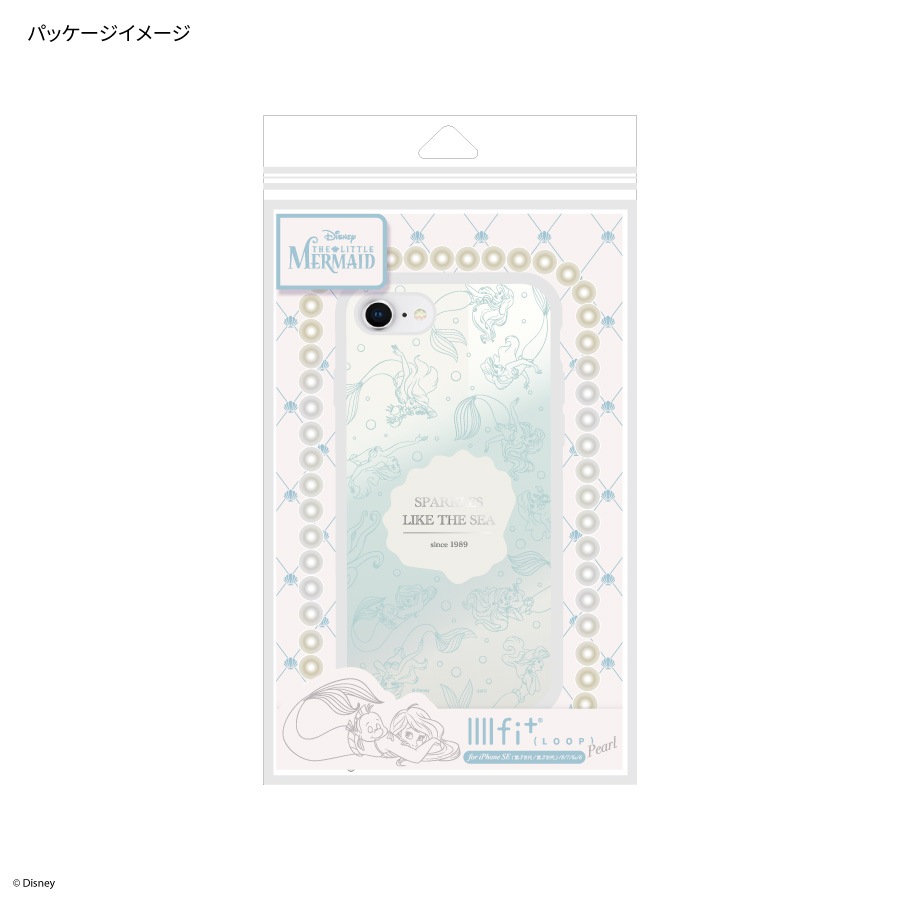 ディズニーキャラクター ／ IIIIfit Loop_Pearl iPhoneSE(第3世代/第2世代)/8/7/6s/6 対応 ケース