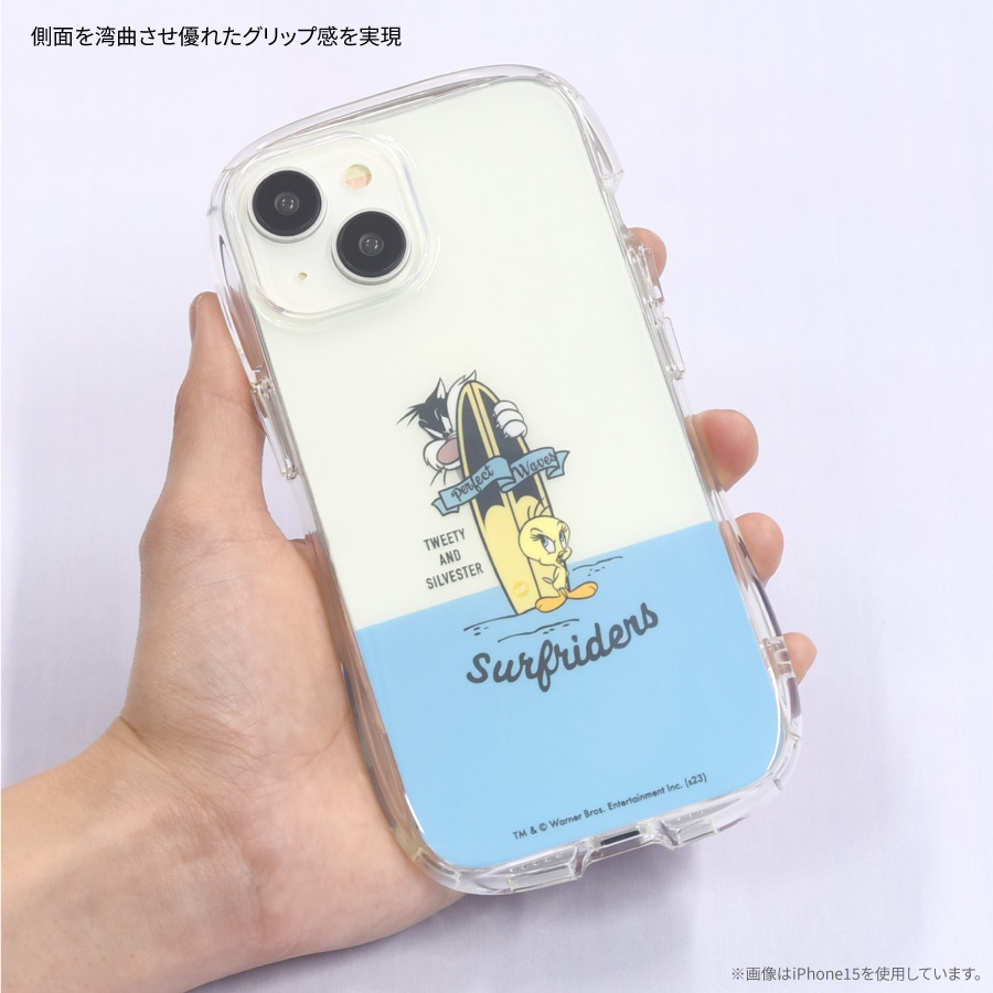 ルーニー・テューンズ iPhone 15 Pro 対応 クリスタルクリアケース