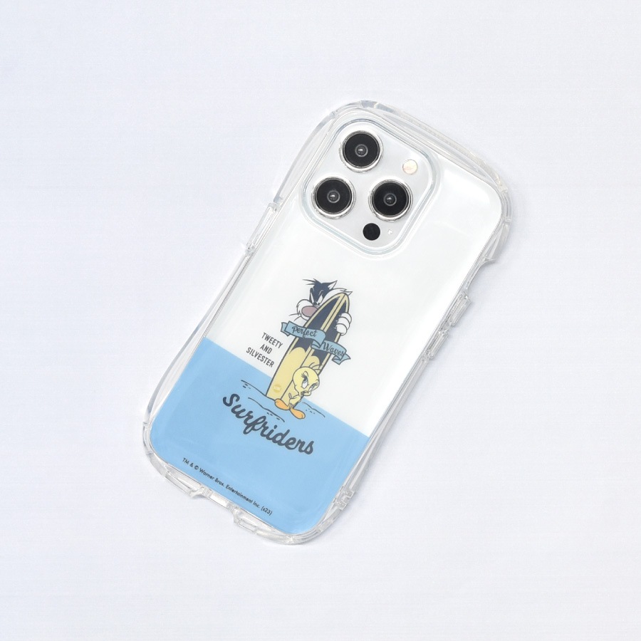ルーニー・テューンズ iPhone 15 Pro 対応 クリスタルクリアケース