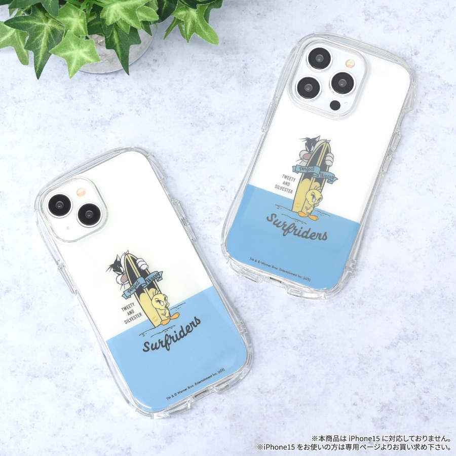ルーニー・テューンズ iPhone 15 Pro 対応 クリスタルクリアケース