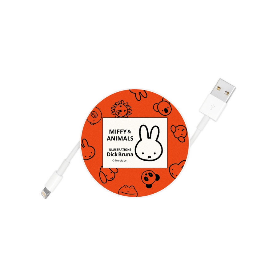 ミッフィー MIFFY&ANIMALS コードリールケース