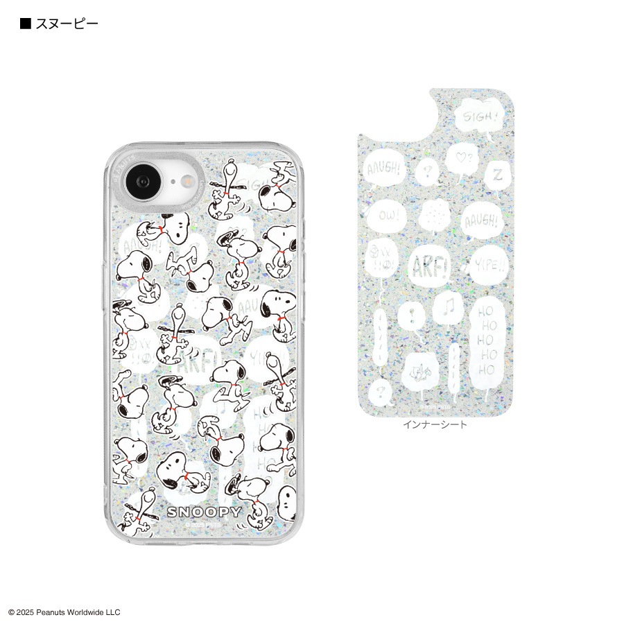 ピーナッツ スヌーピー Camera Frame iPhone 16e 対応 ケース 