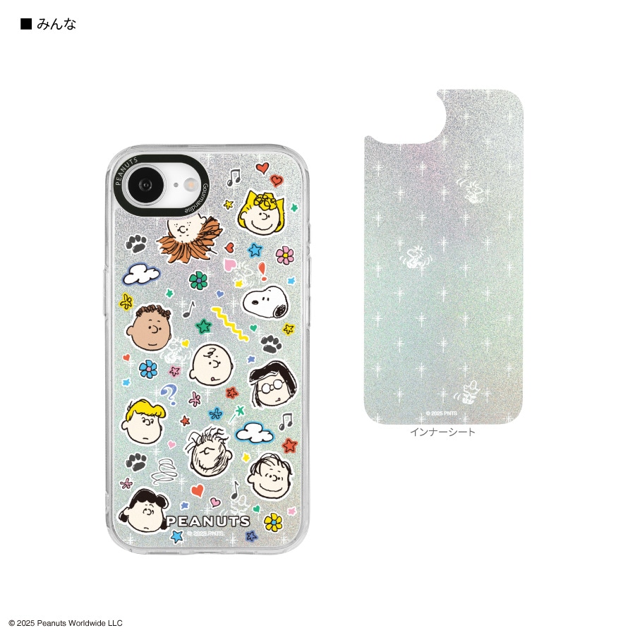 ピーナッツ スヌーピー Camera Frame iPhone 16e 対応 ケース 