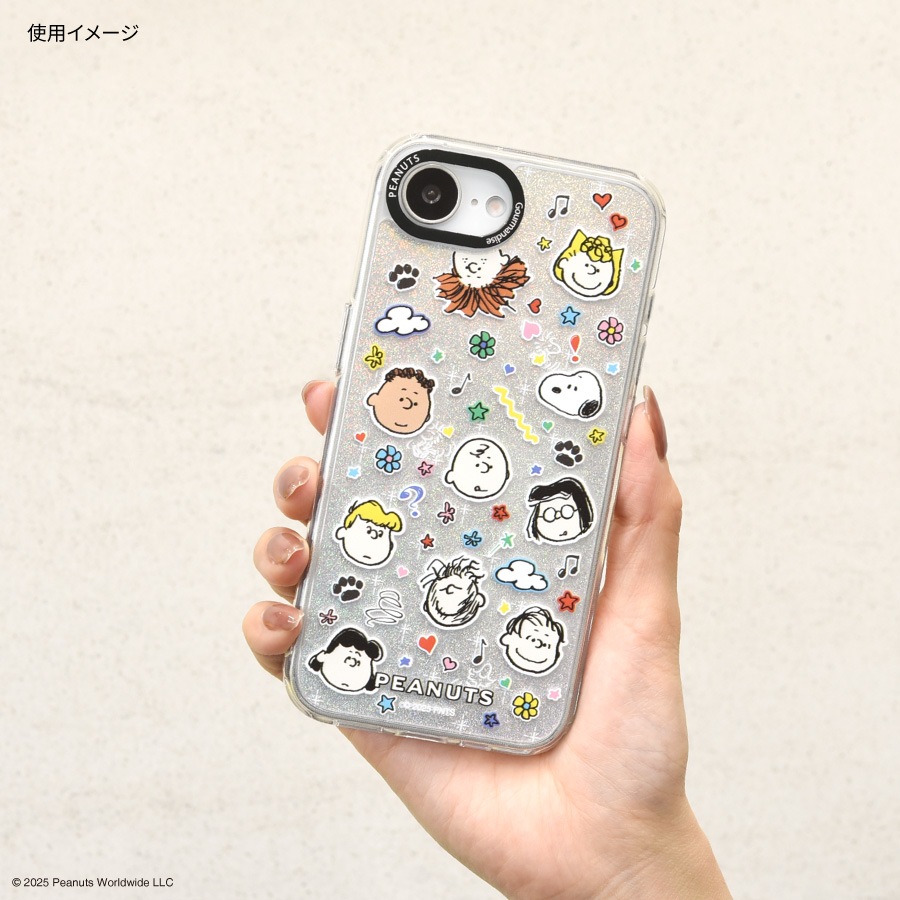 ピーナッツ スヌーピー Camera Frame iPhone 16e 対応 ケース 